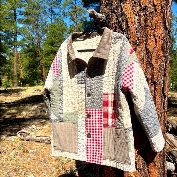 mommajsews Jackets & Blazers - Quilted Women's Patchwork Utility Jacket